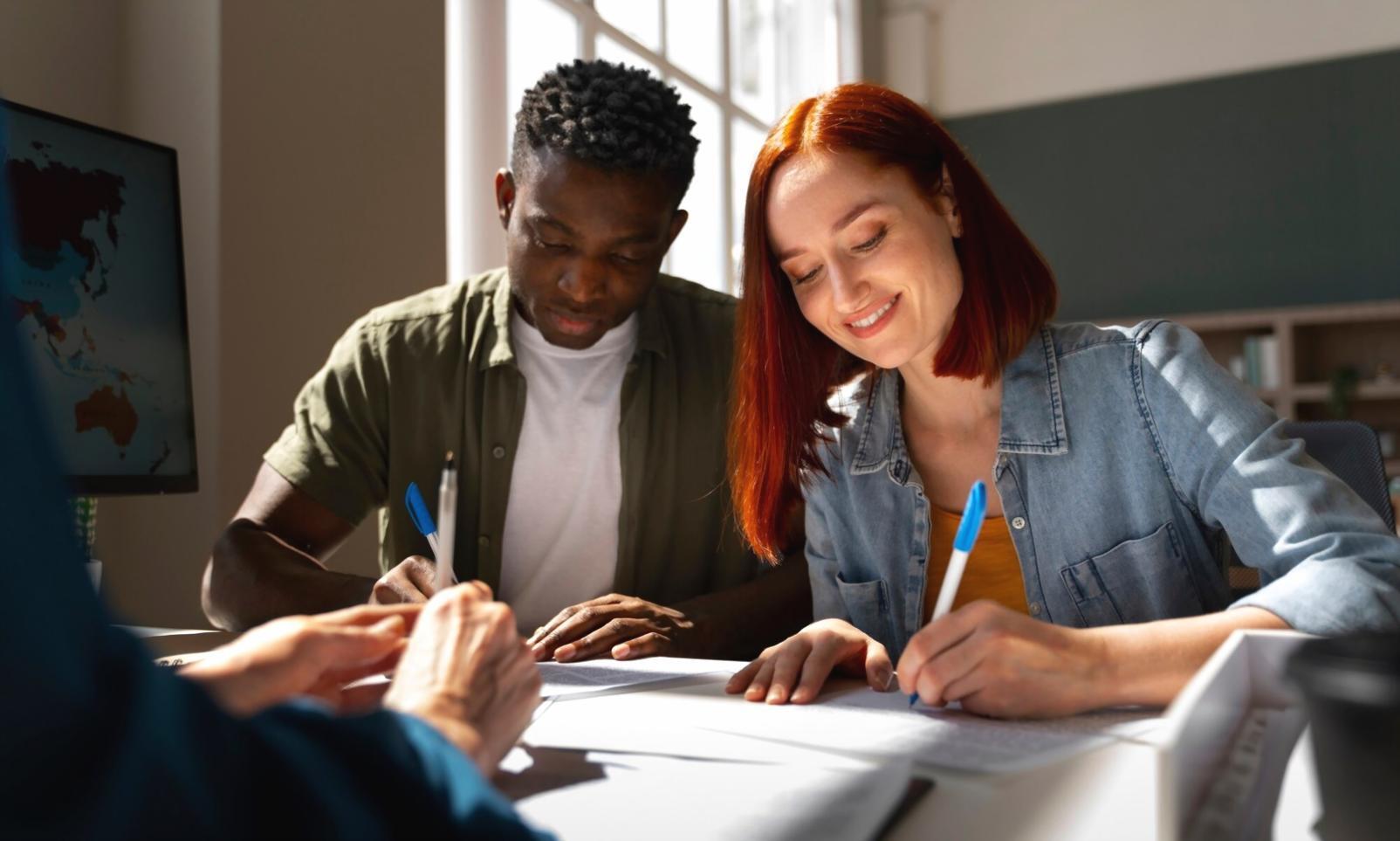 Modern remote work setup